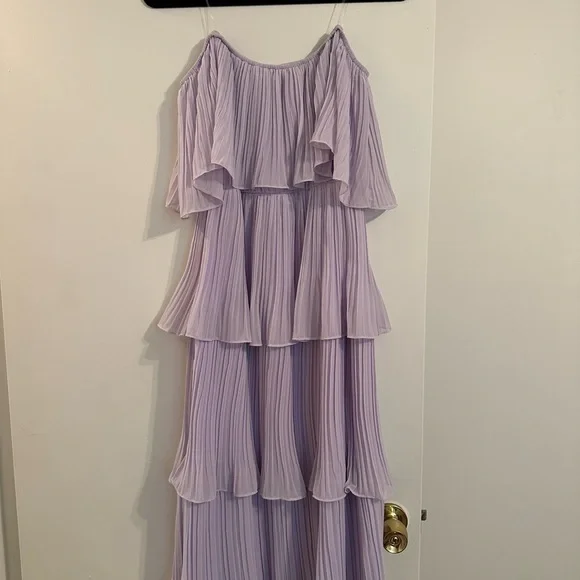 Red Dress Boutique Lavender Ruffle Dress - Picture 4 of 4